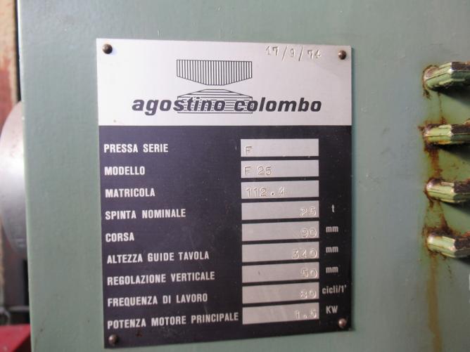 COLOMBO AGOSTINO F 25 